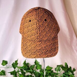 Leopard Print Ball Cap. OSFA. Like New